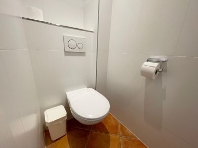 Gäste-WC in Ferienwohnung auf Ferienhof Utech auf Fehmarn